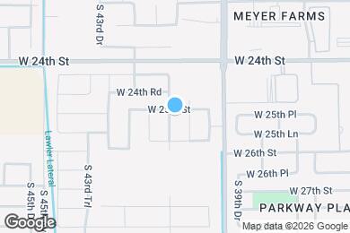 Map image of the property - 2523 S 41st Ave
