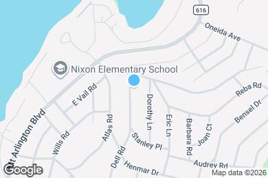 Map image of the property - 596 Dell Rd