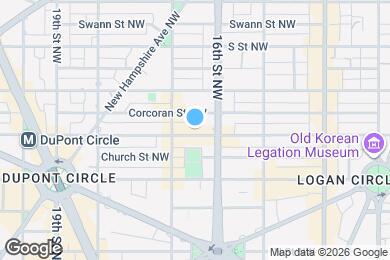 Map image of the property - 1615 Q St NW