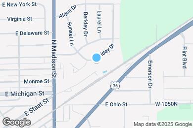 Map image of the property - 636 Holiday Dr