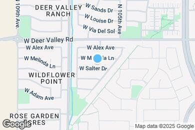 Map image of the property - 10574 W Salter Dr