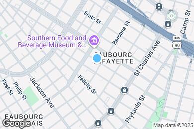 Map image of the property - 1609 Baronne St