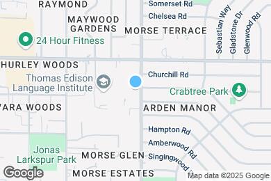 Map image of the property - 1201 Morse Ave