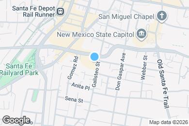 Map image of the property - 616 1/2-721 Galisteo St