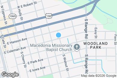 Map image of the property - 404 S Walnut St