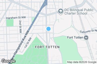 Map image of the property - 5101 North Capitol St NE