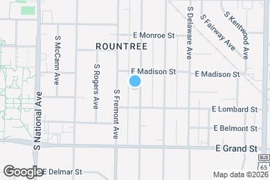 Map image of the property - 831 S Pickwick Ave