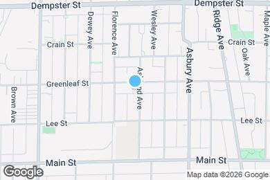 Map image of the property - 1040 Ashland Ave