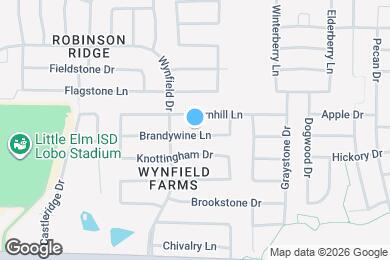 Map image of the property - 1551 Brandywine Ln