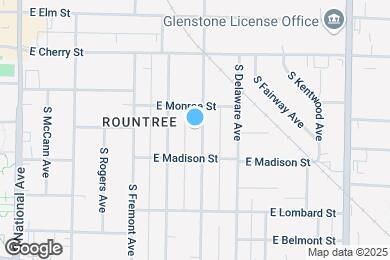 Map image of the property - 725 S Weller Ave