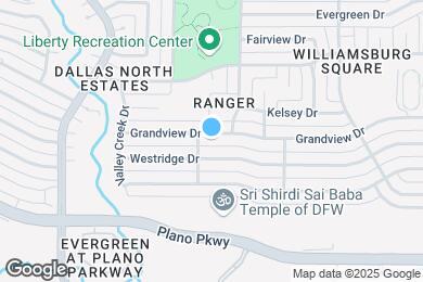 Map image of the property - Updated Plano home near Collin Creek Mall