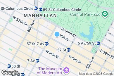 Map image of the property - 157 W 57th St