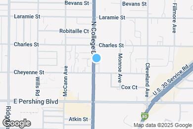 Map image of the property - 4004 Cheyenne St
