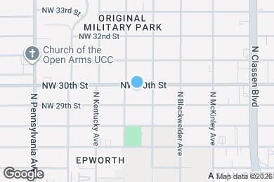 Map image of the property - 1720 NW 30th St