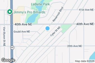 Map image of the property - 3969 Reservoir Blvd