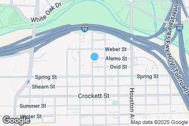 Map image of the property - 2114 Sabine St