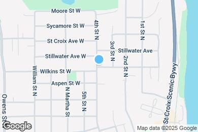 Map image of the property - 1106 4th St N