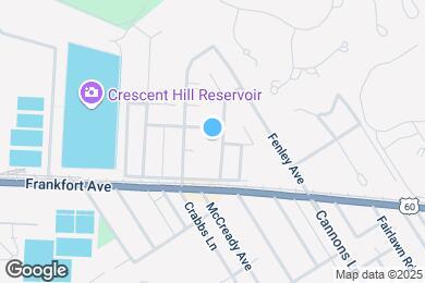 Map image of the property - 132 N Crestmoor Ave