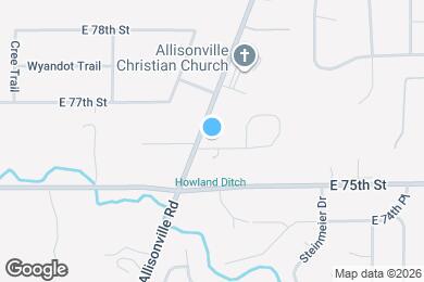 Map image of the property - 5036 E 76th St Ct