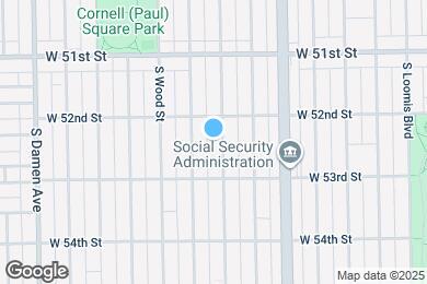 Map image of the property - 5224 S Paulina St