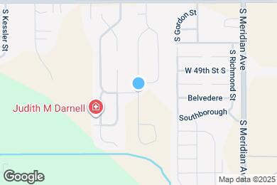 Map image of the property - 5121 S Chase Ave