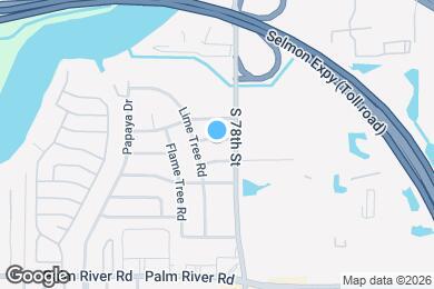 Map image of the property - 7707 Silver Oak Ln