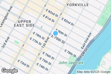 Map image of the property - E 79th St – Yorkville-Studio