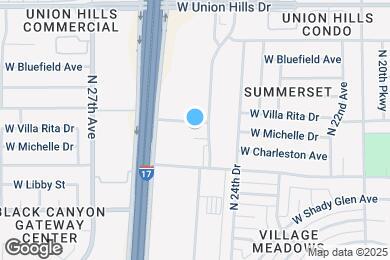 Map image of the property - 2507 W Villa Rita Dr