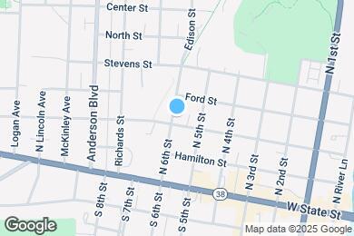 Map image of the property - 527 Peyton St