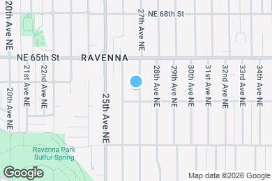 Map image of the property - 6215 27th Ave NE