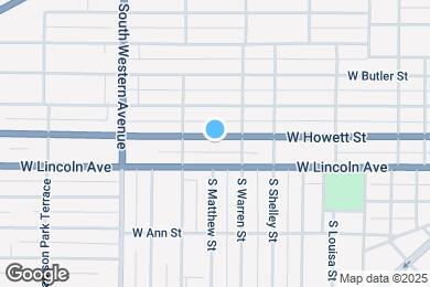 Map image of the property - 1616 W Howett St