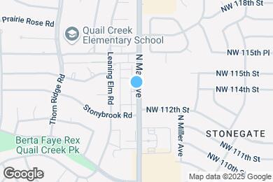 Map image of the property - 11429 N May Ave