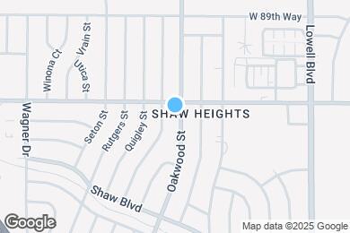 Map image of the property - 8771 Oakwood St