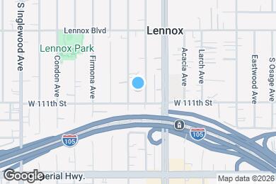 Map image of the property - 11033 S Burin Ave