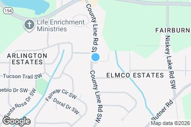 Map image of the property - 2356 County Line Rd SW