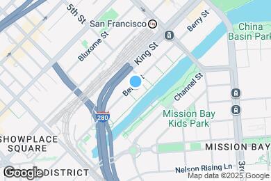 Map image of the property - 235 Berry St