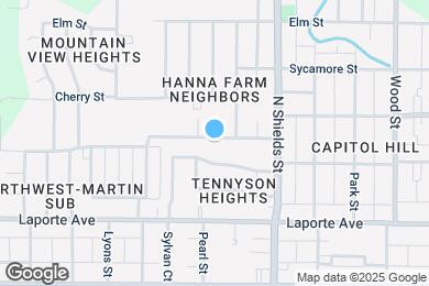 Map image of the property - 1213 Maple St