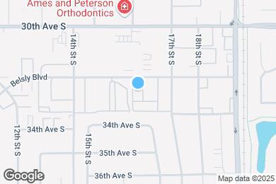 Map image of the property - Courtyard Apartments on Belsly