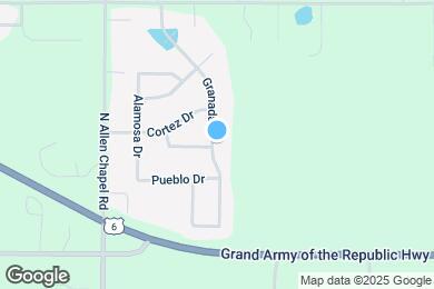 Map image of the property - 402 Granada Dr