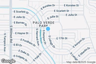 Map image of the property - 518 S Lehigh Dr