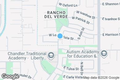 Map image of the property - 1962 S Oak St