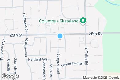 Map image of the property - 2333 Sumpter Ct