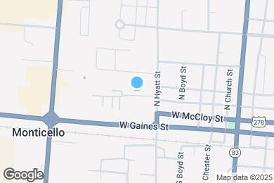 Map image of the property - 626 W Trotter St