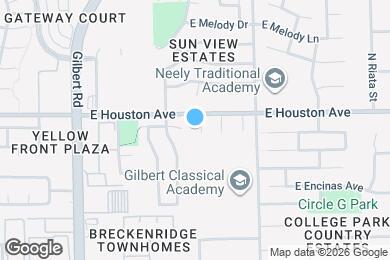 Map image of the property - 1136 N Cottonwood Ct