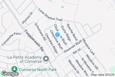 Map image of the property - 8527 Cheyenne Bluff