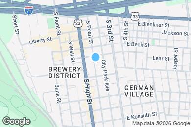 Map image of the property - 624 S Pearl St