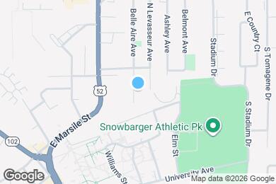 Map image of the property - 112 Belle Aire Ave