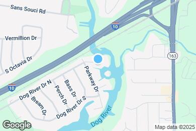 Map image of the property - 2255 Dog River Ct