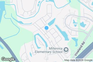 Map image of the property - Millenia Park Orlando