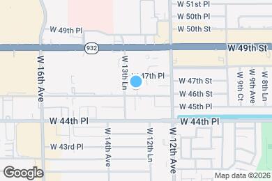 Map image of the property - 1305 W 46th St